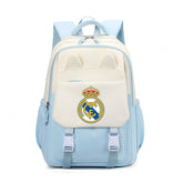 Real Madrid Football Club Waterproof Backpacks Kids School Bags Teenagers Backpack